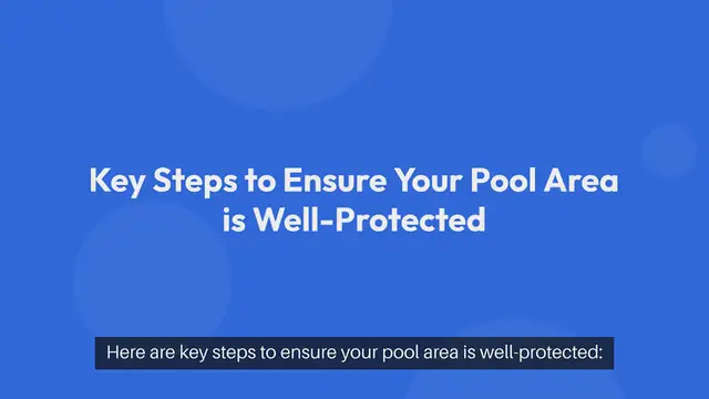 Video thumbnail for How To Secure Your Homes Pool Area