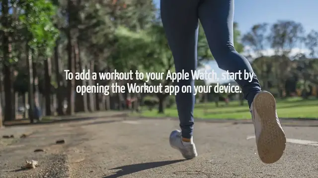 Video thumbnail for How To Add A Workout To Apple Watch