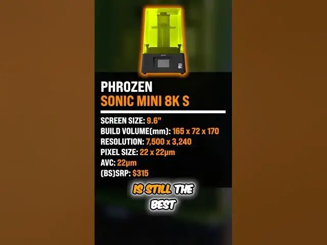 'Video thumbnail for Phrozen Sonic Mini 8kS One-Minute-Review'