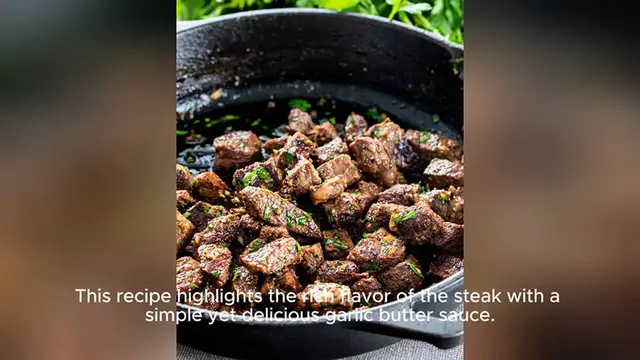 Video thumbnail for steak bite recipe