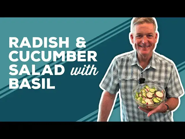 Video thumbnail for Love & Best Dishes: Radish and Cucumber Salad with Basil Recipe | Easy Summer Salad Side Dish