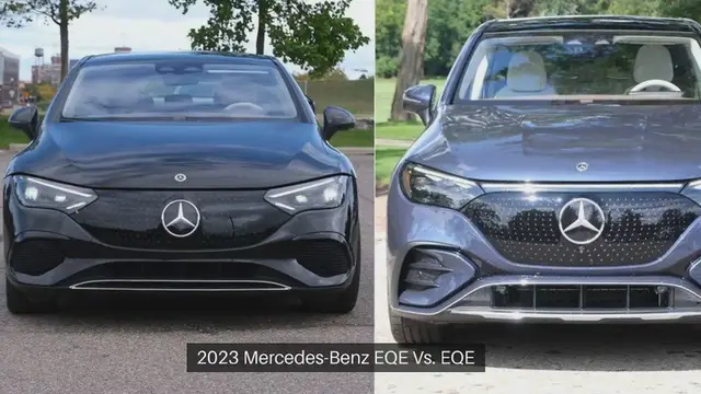 Video thumbnail for 2023 Mercedes-Benz EQE Vs. EQE SUV: Sedan Versus Sport-Utility Vehicle