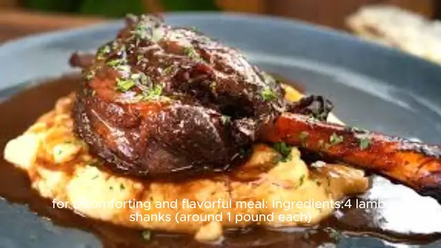 Video thumbnail for lamb shank recipe