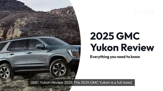 'Video thumbnail for GMC Yukon review'