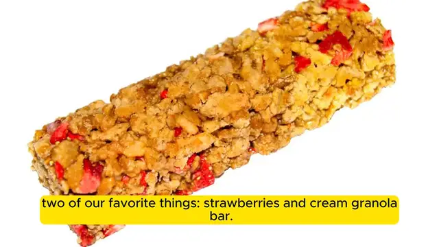 Video thumbnail for Strawberries & Cream Granola Bar
