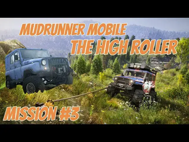 'Video thumbnail for Mudrunner Mobile Mission The High Roller #mudrunner #truckdriver #offroad #drivingsimulator'