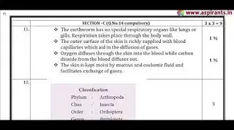 Video thumbnail for 11th Bio-Zoology First Mid Term Answer Keys 2019-20 | Namakkal District | English Medium