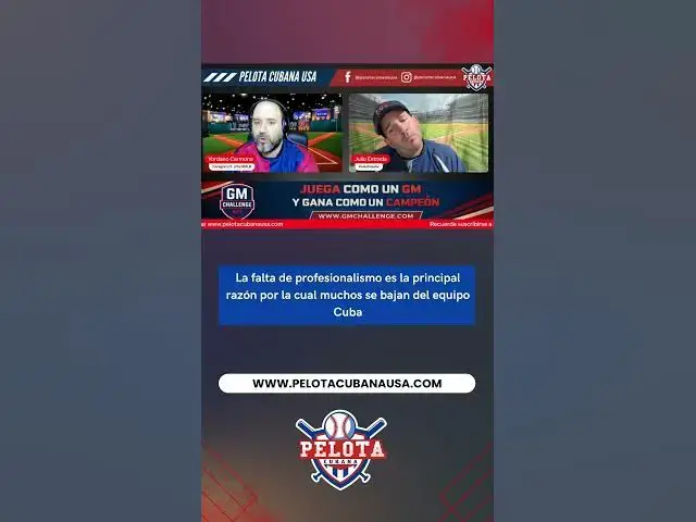 Video thumbnail for La falta de profesionalismo es la principal razón por la cual muchos se bajan del equipo Cuba