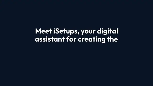 Video thumbnail for iSetups: The Future of Custom Workspaces, One Click at a Time