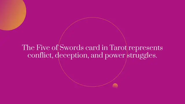 Video thumbnail for Five Of Swords: The Ultimate Guide To Conflict, Mind, And Health