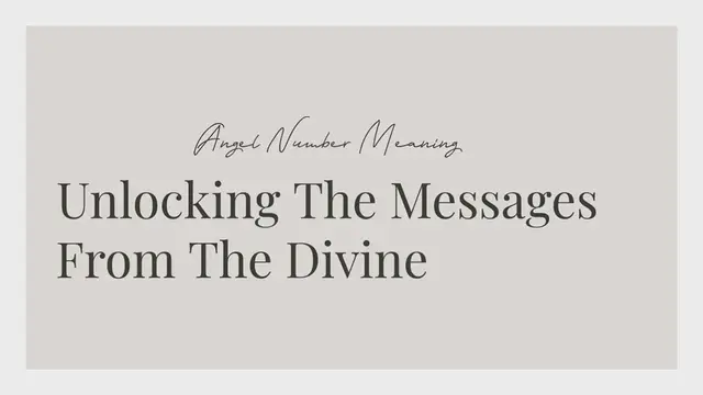Video thumbnail for 137 Angel Number Meaning – Unlocking The Messages From The Divine