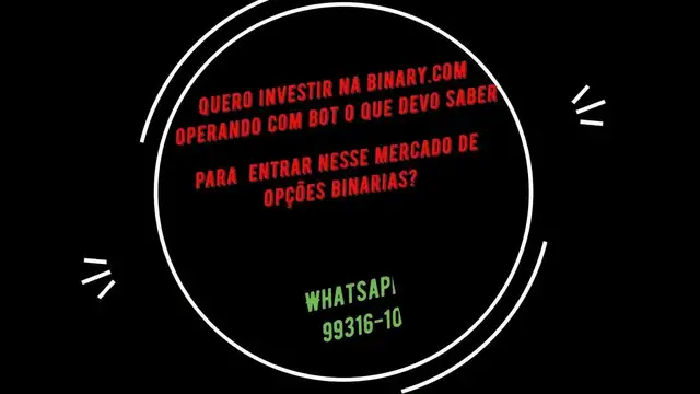 Video thumbnail for QUERO INVESTIR NA BINARY COM BOT BINARY O QUE DEVO SABER? (informações atualizadas na descrição )