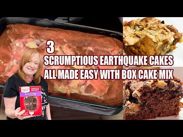 'Video thumbnail for 3 SCRUMPTIOUS EARTHQUAKE CAKES'