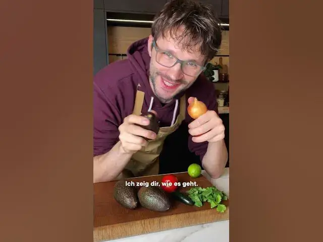 Video thumbnail for Schnelles Guacamole-Rezept mit Tomaten #shorts