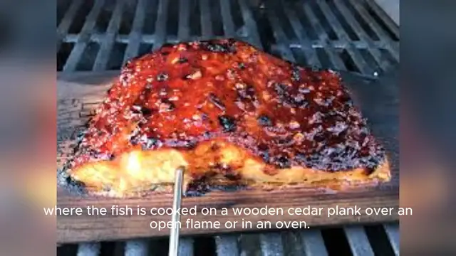 Video thumbnail for cedar plank salmon