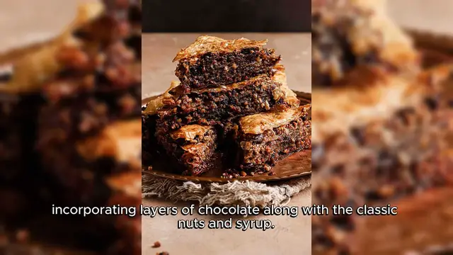 Video thumbnail for Chocolate baklava Recipe