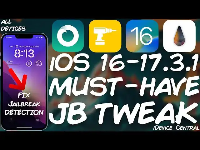 Video thumbnail for iOS 15 - 17.3.1 (All Devices) MUST-HAVE JAILBREAK TWEAK - Fix Jailbreak Detection