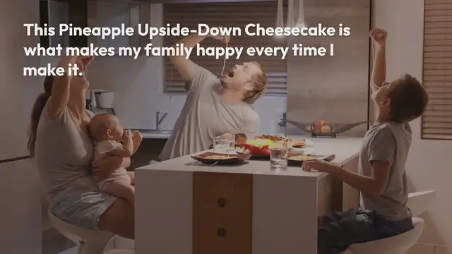 Video thumbnail for Pineapple Upside-Down Cheesecake