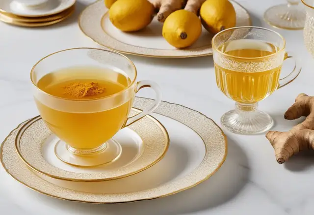 Video thumbnail for Ginger-Turmeric Tea Recipe