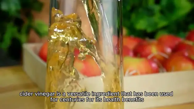 'Video thumbnail for apple cider vinegar beverage recipe'