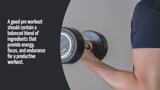 Video thumbnail for What Is A Good Pre Workout