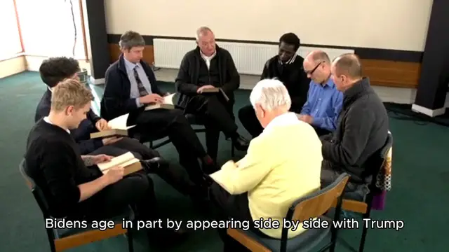 Video thumbnail for The voters watching the debate with a hand over their eyes