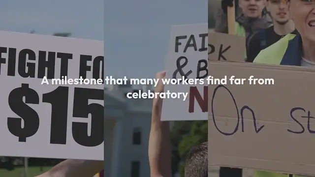 Video thumbnail for The federal minimum wage has been $7.25 for 15 years. How the election may change that