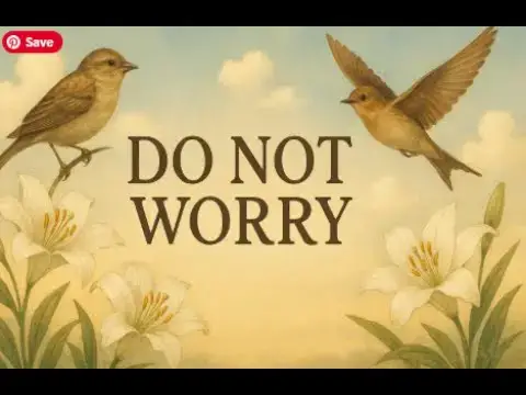 'Video thumbnail for Do Not Worry - Jesus'
