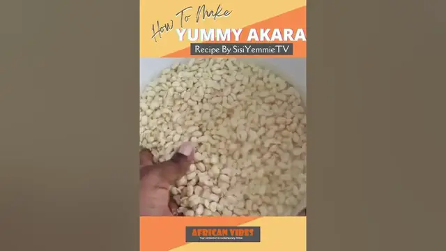 Video thumbnail for How To Make YUMMY😋😋 AKARA 😍 #shorts #recipe #easyrecipe #shortfeeds #recipeoftheday #breakfast