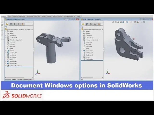 'Video thumbnail for Document Windows options in SolidWorks | SolidWorks Tutorial | SolidWorks Interface |'