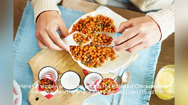 Video thumbnail for roasted chickpeas recipe