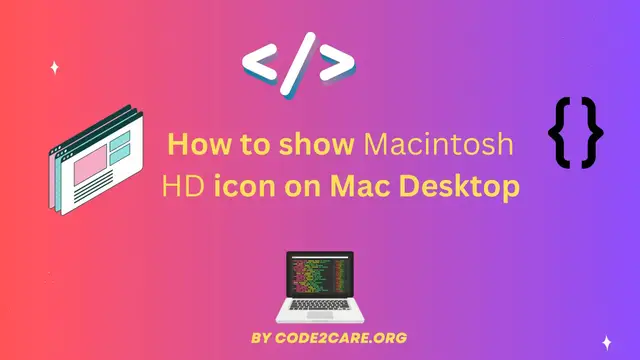 Video thumbnail for How to show Macintosh HD icon on Mac Desktop