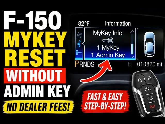 Video thumbnail for Ford F-150 MyKey Reset Without Admin Key: 100% Working Fix!