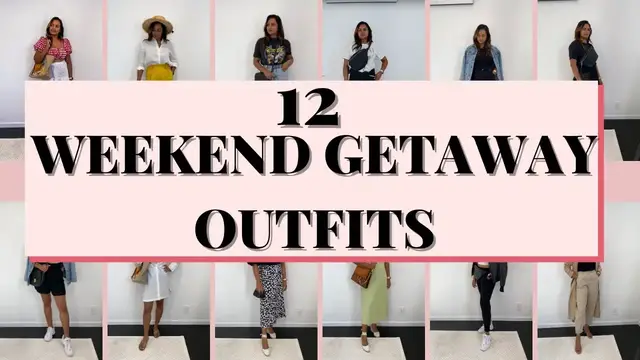 'Video thumbnail for What to Wear On Quick Weekend Getaway In Summer 🚙 - 12 Outfits , 4 Destinations'
