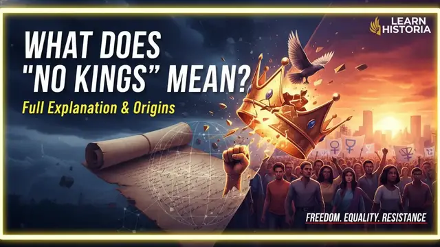 Video thumbnail for What Does “No Kings” Mean? Full Explanation of the Phrase and Its Origins