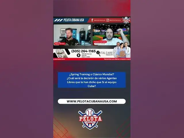 Video thumbnail for ¿Spring Training o Clásico Mundial¿Cuál será la decisión de varios Agentes Libres?
