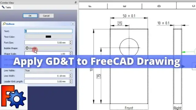 'Video thumbnail for Apply GD&T to FreeCAD Drawing | FreeCAD Tutorial | FreeCAD Drawing | Mechnexus |'