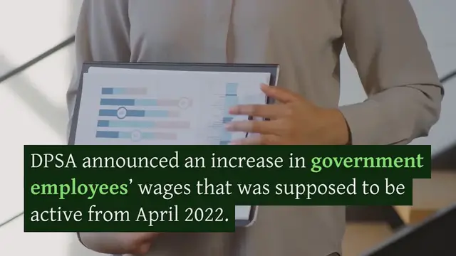 Video thumbnail for DPSA Salary Increase 2021/22/23 (Levels 1-12) Update: