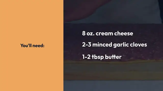 Video thumbnail for Cream Cheese Garlic Spread – A Flavorful Twist for Your Dishes