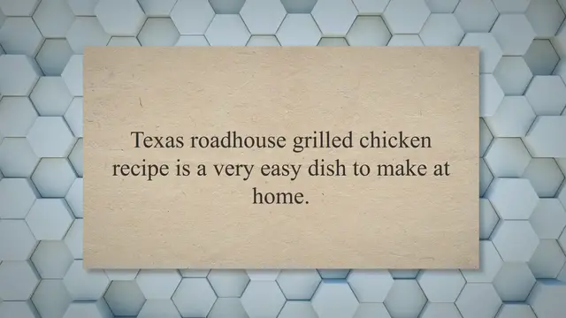 'Video thumbnail for Texas roadhouse grilled chicken recipe: Easy 3 Steps'