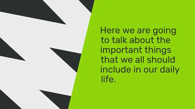 Video thumbnail for Important Things That You Should Include in Everyday Life: