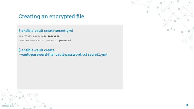Video thumbnail for 07 ansible vault