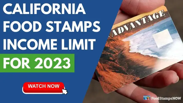 Video thumbnail for California Food Stamps Income Limit for 2023