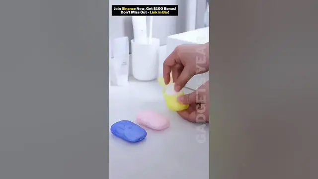 Video thumbnail for Product Link in Bio ✅ | Travel-Ready Mini Disposable Soap Sheets | #viral #shorts