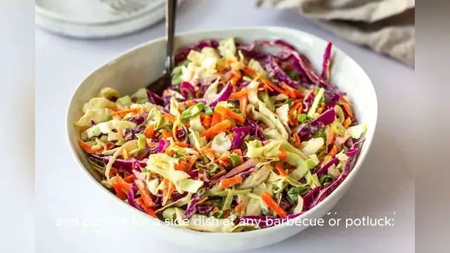 Video thumbnail for traditional coleslaw recipe