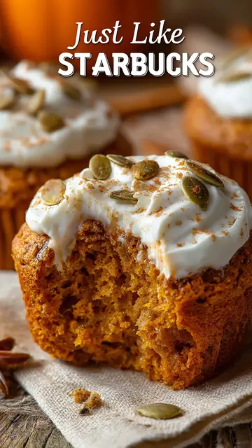 Video thumbnail for Copycat Starbucks Pumpkin Cream Cheese Muffins | Fall Baking Recipe