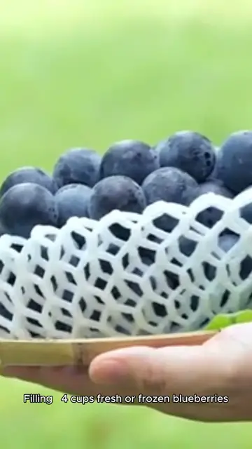 Video thumbnail for blueberry cobbler recipe