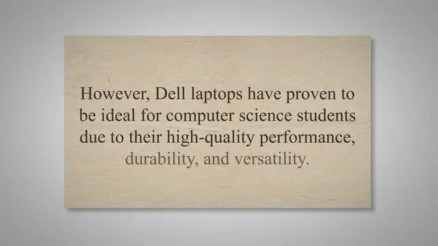 'Video thumbnail for The Ultimate Guide to Choosing the Best Dell Laptop for Computer Science Students: Reviews and Recommendations'