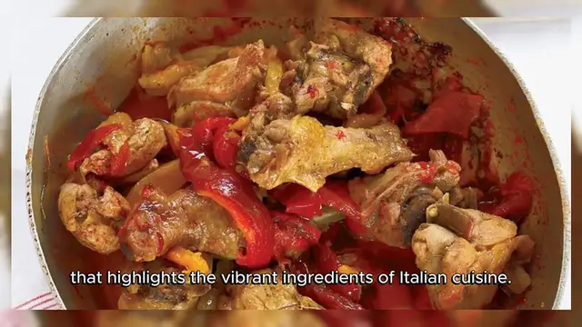 Video thumbnail for Roman-style braised chicken with roasted peppers Recipe