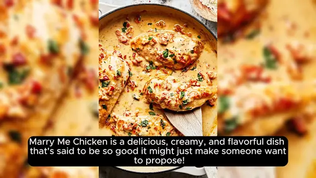 Video thumbnail for Marry Me Chicken Recipe